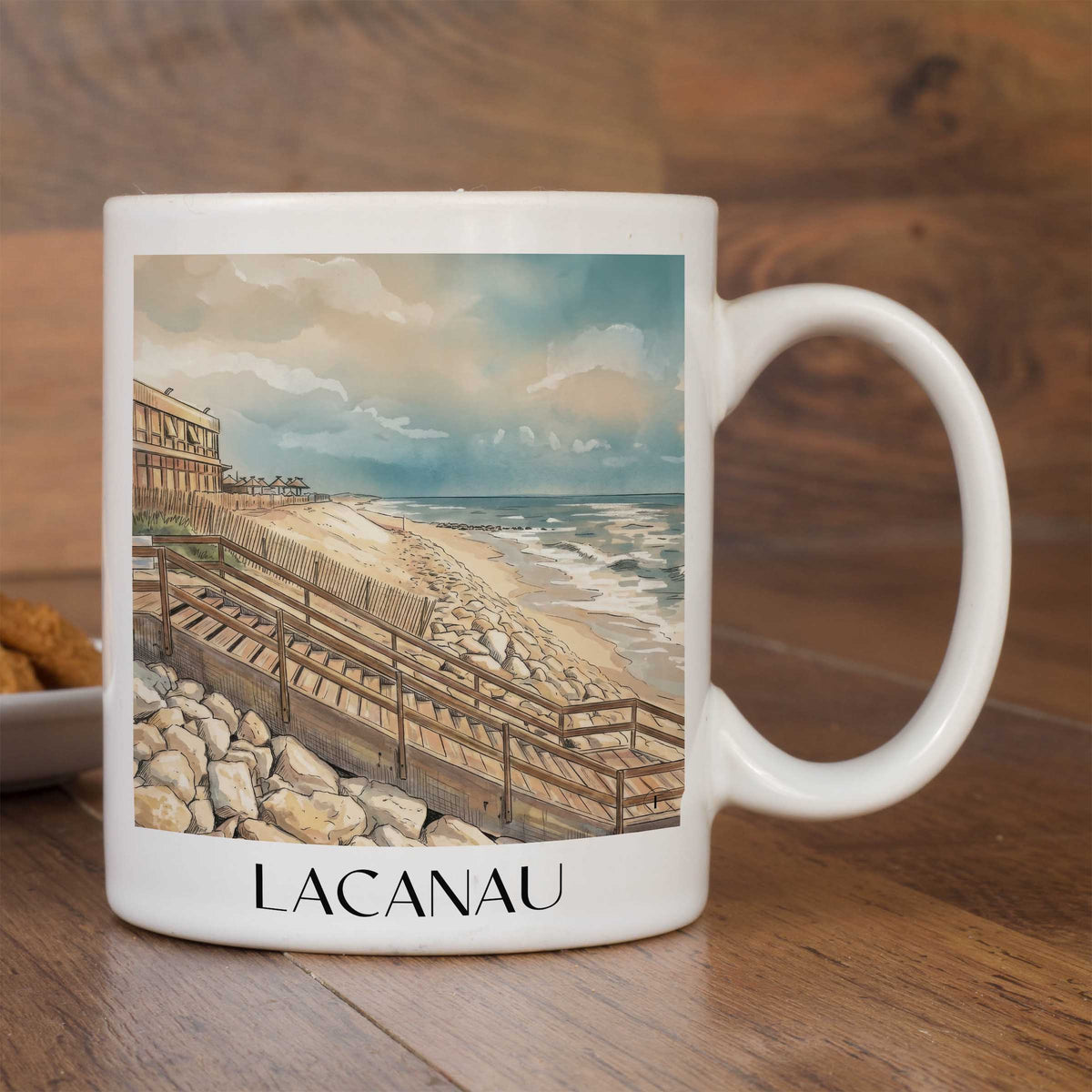 lacanau-côte-d'argent-frankreich-kaffeebecher-aquarell