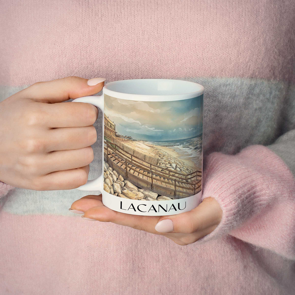 lacanau-côte-d'argent-frankreich-kaffeebecher-aquarell