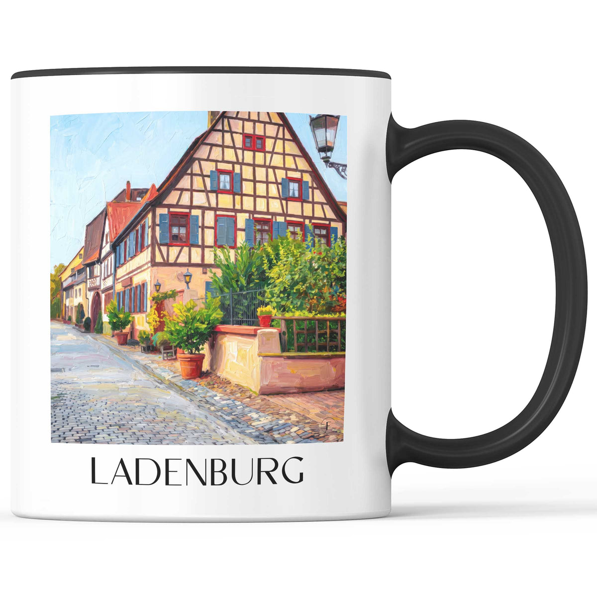 ladenburg-kurpfalz-deutschland-kaffeebecher-oil-painting-oelgemaelde