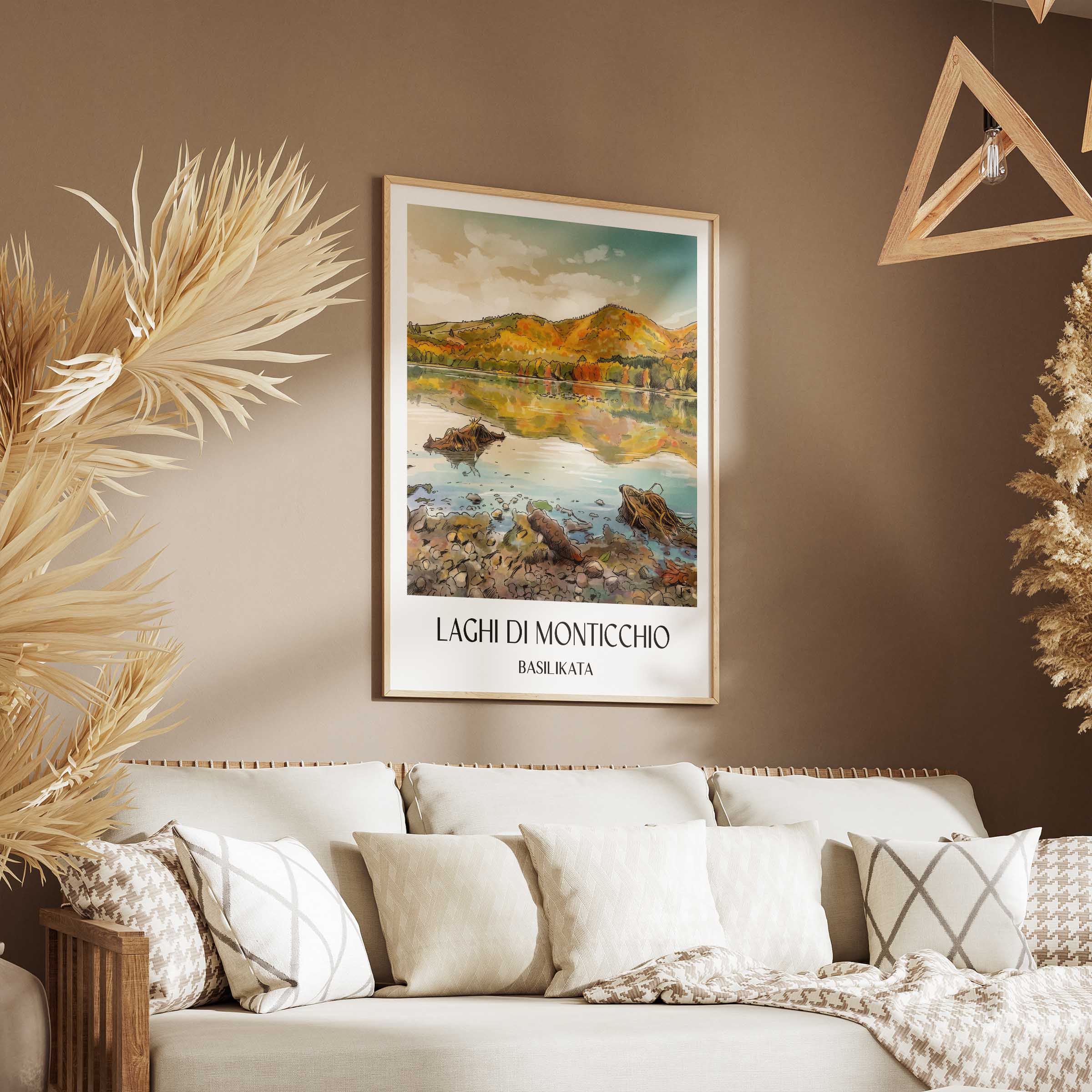 laghi-di-monticchio-basilikata-italien-poster-aquarell