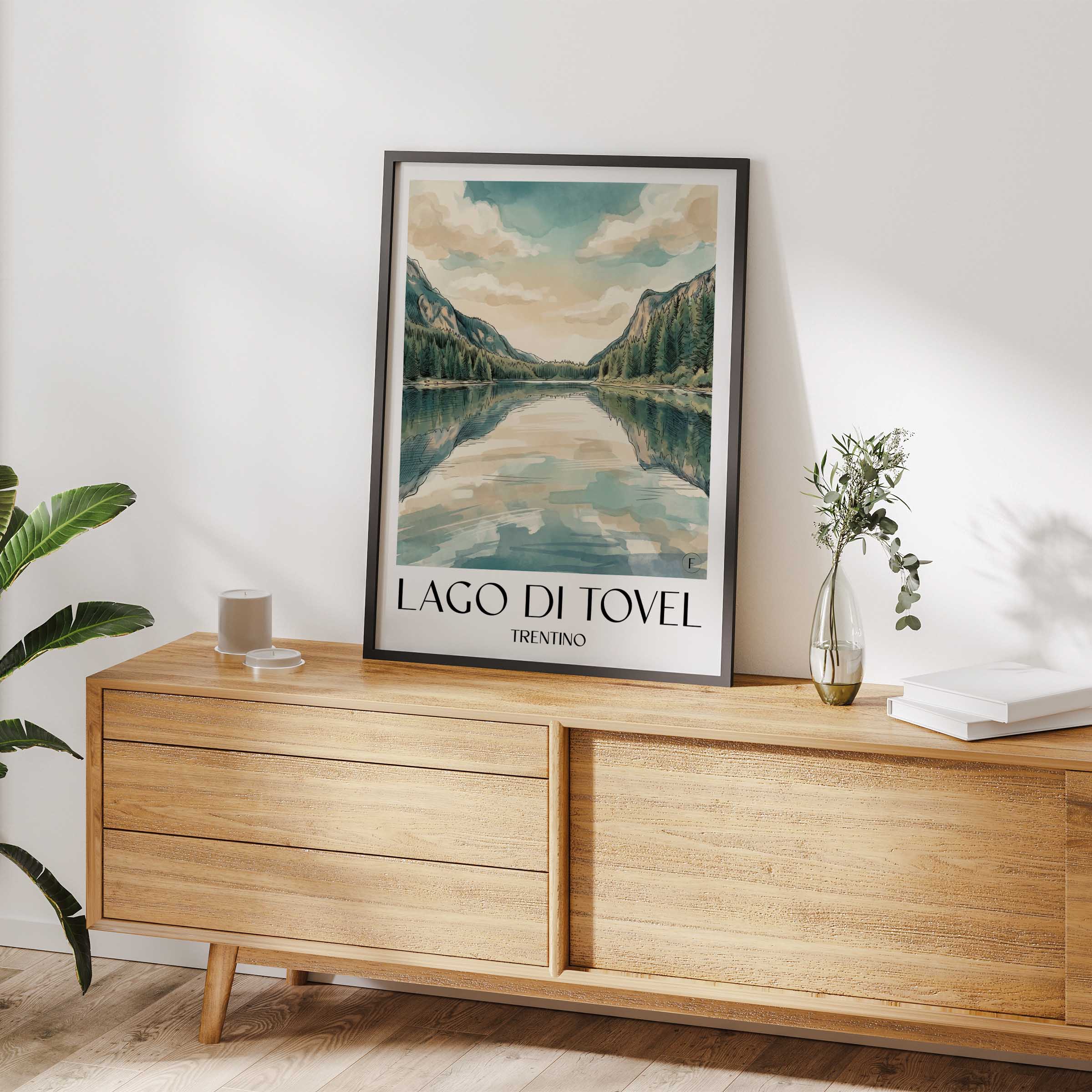 lago-di-tovel-trentino-italien-poster-aquarell
