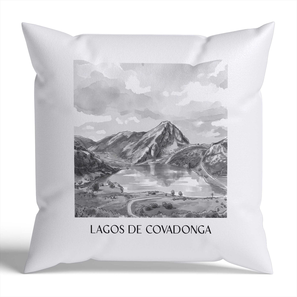 lagos-de-covadonga-asturien-spanien-kissenbezug-aquarell-schwarz-weiss