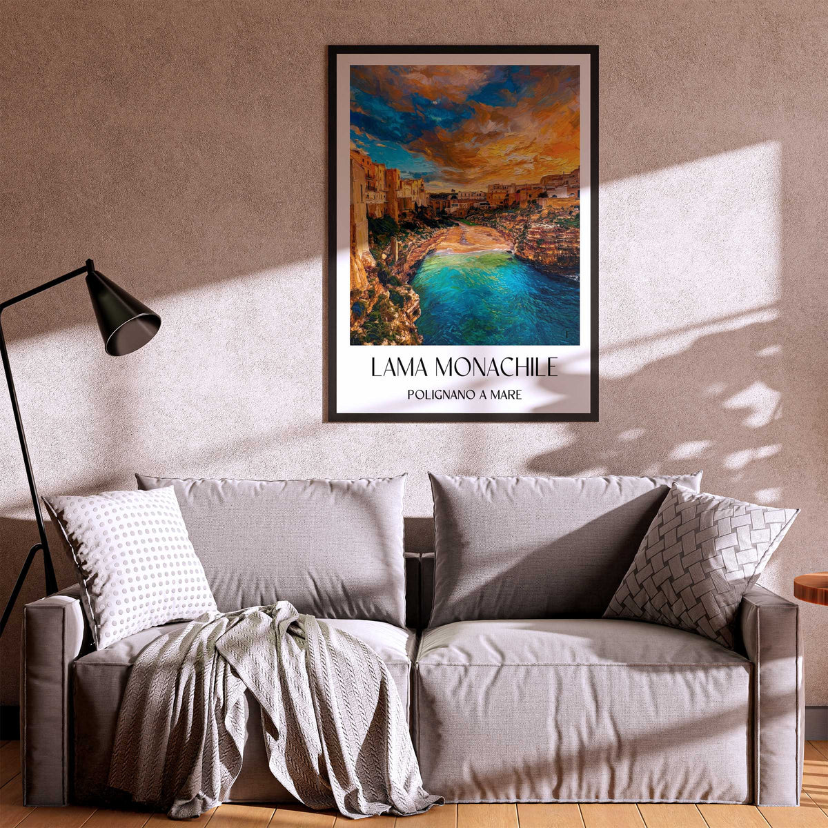 lama-monachile-polignano-a-mare-italien-poster-oil-painting-oelgemaelde