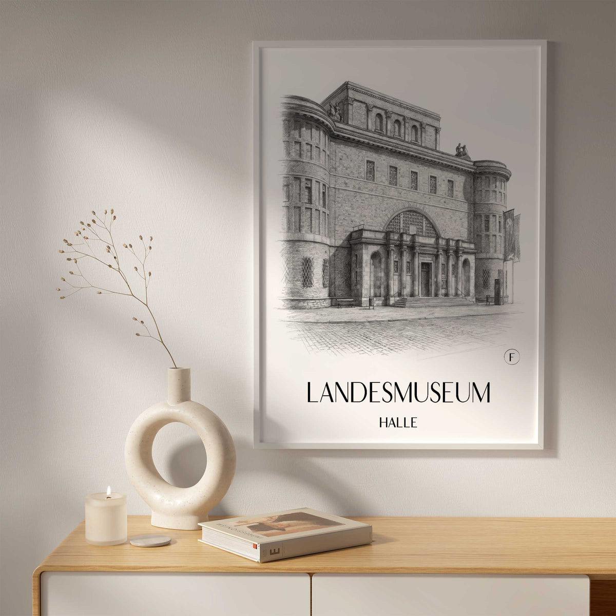 landesmuseum-halle-deutschland-poster-bleistift-zeichnung-drawing