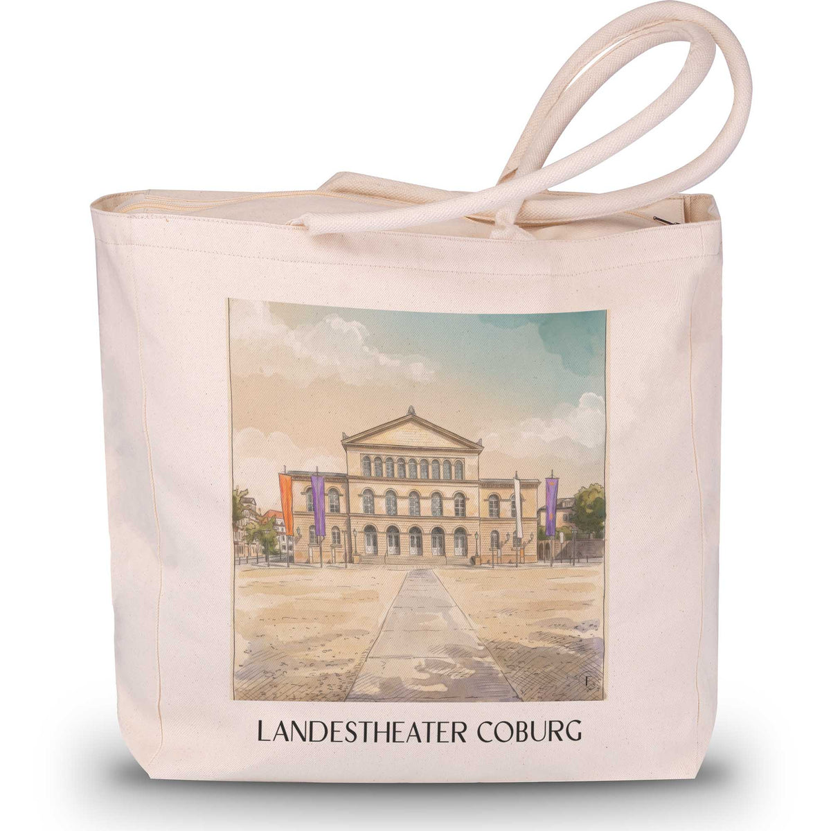 landestheater--coburg-deutschland-einkaufstasche-aquarell