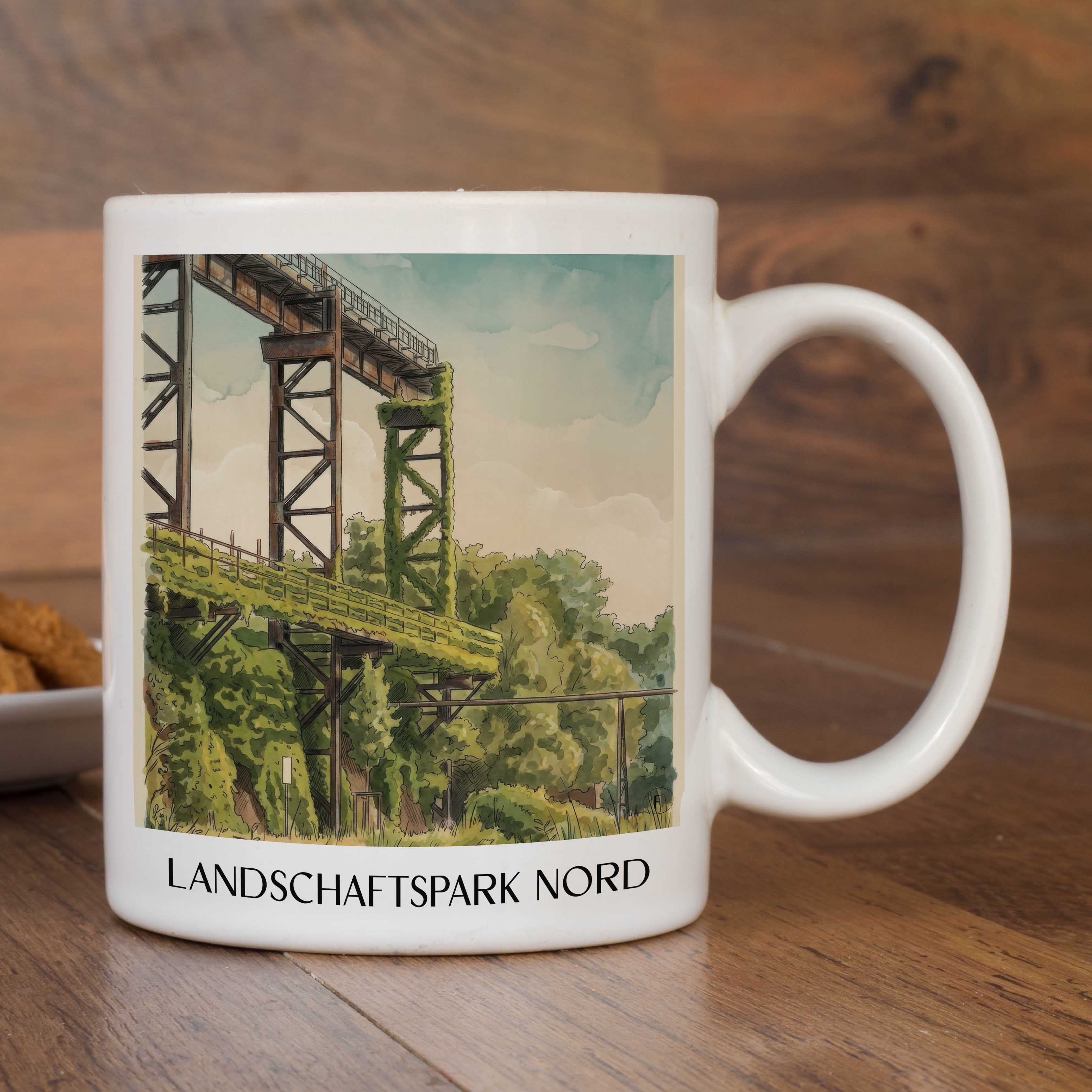 landschaftspark-nord-duisburg-deutschland-kaffeebecher-aquarell