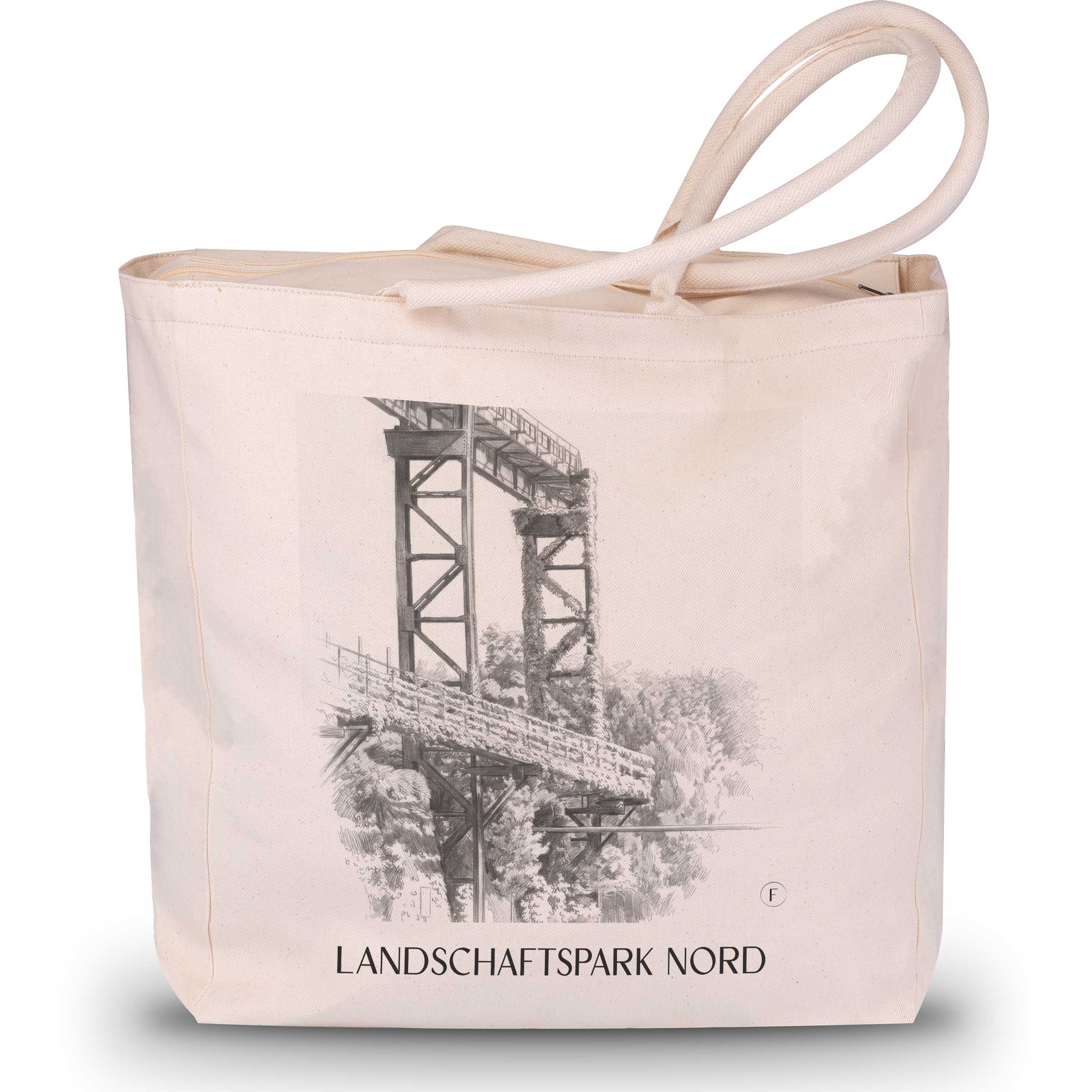 landschaftspark-nord-duisburg-deutschland-einkaufstasche-bleistift-zeichnung-drawing
