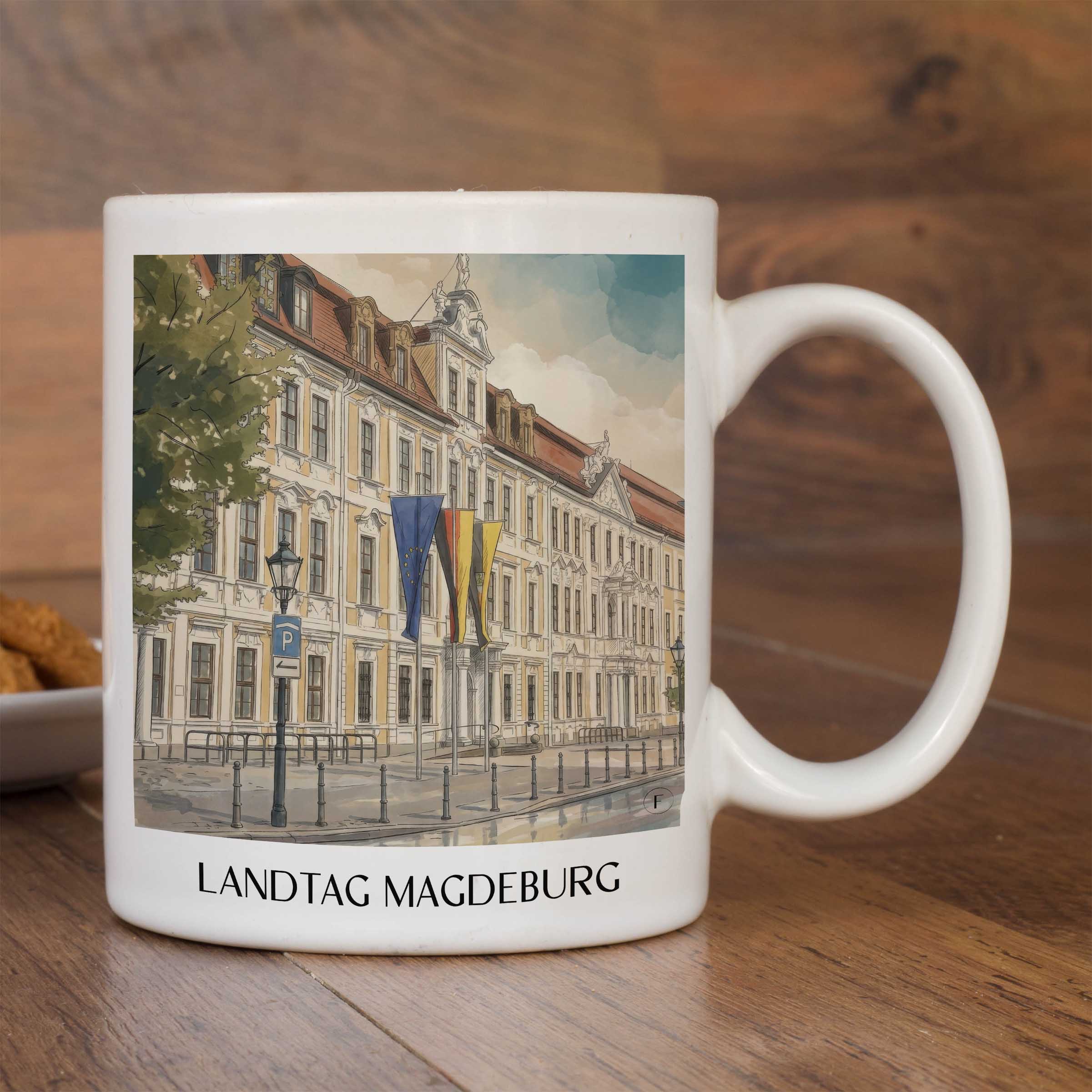 landtag-magdeburg-deutschland-kaffeebecher-aquarell