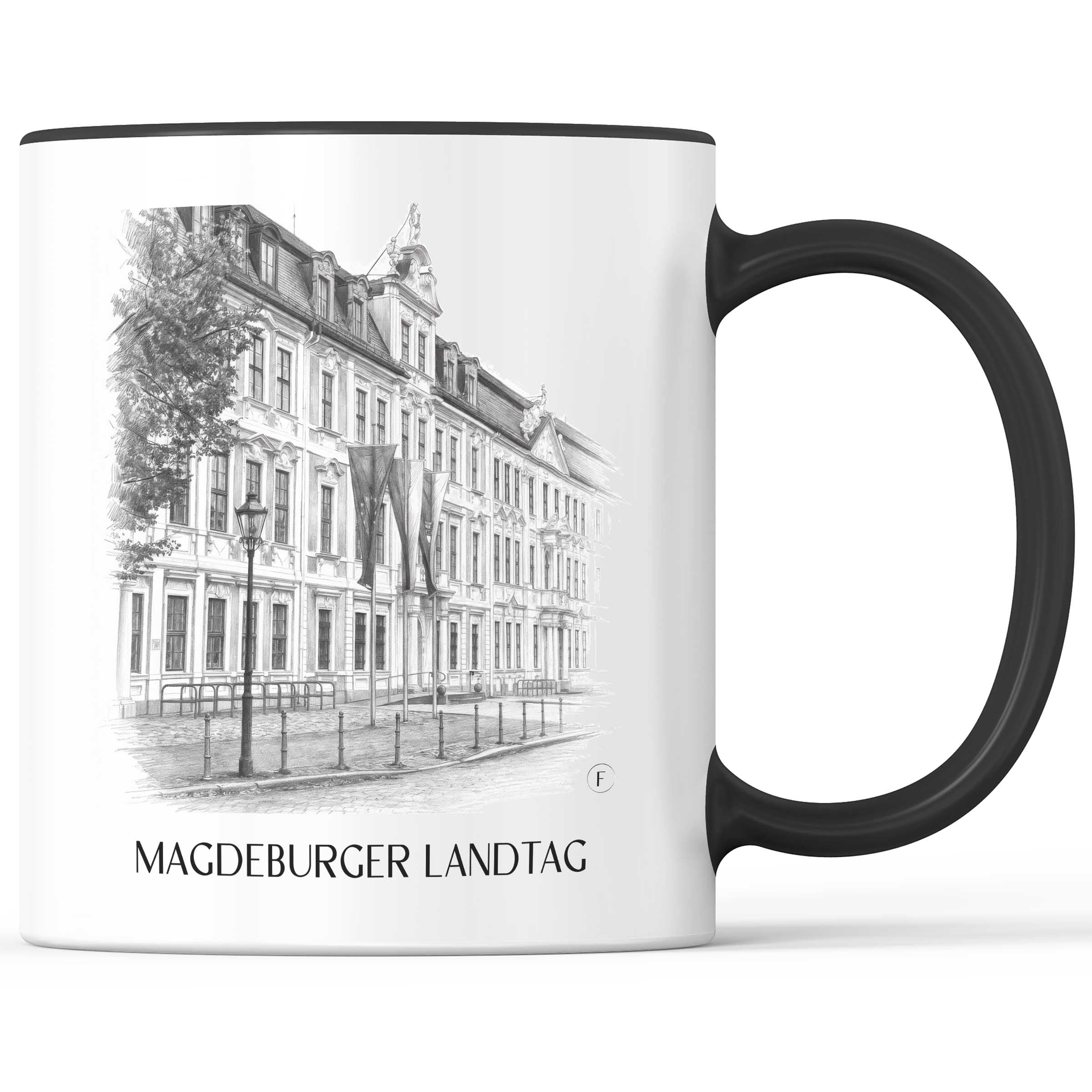 landtag-magdeburg-deutschland-kaffeebecher-bleistift-zeichnung-drawing