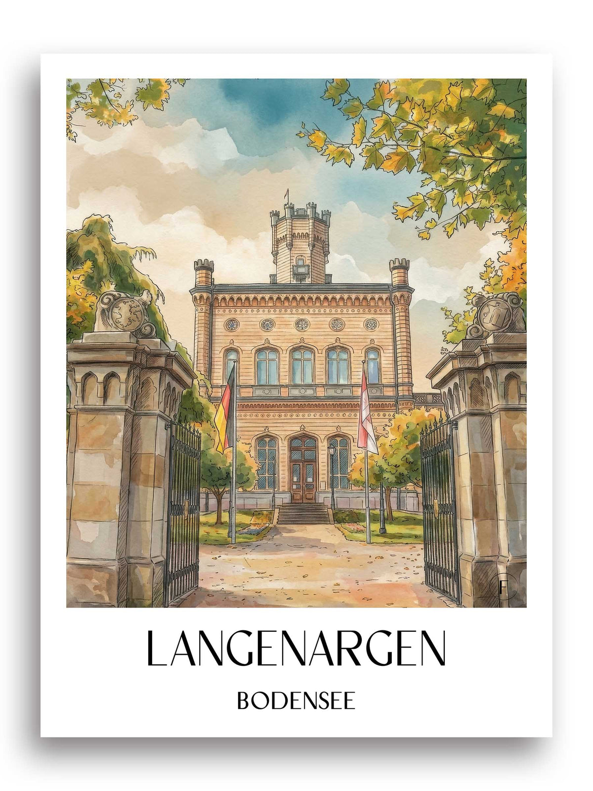 langenargen-bodensee-deutschland-poster-aquarell