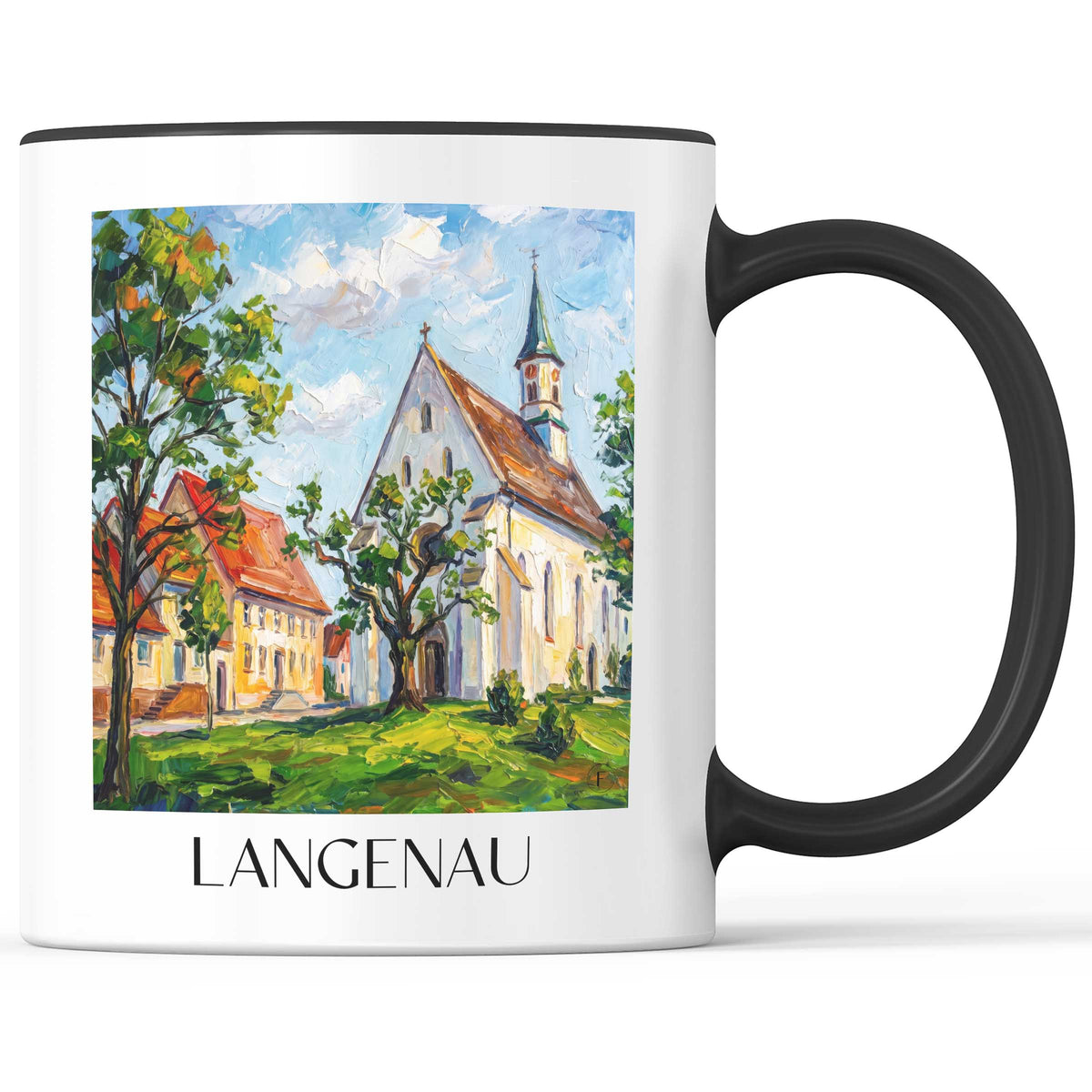 langenau-schwäbische-alb-deutschland-kaffeebecher-oil-painting-oelgemaelde