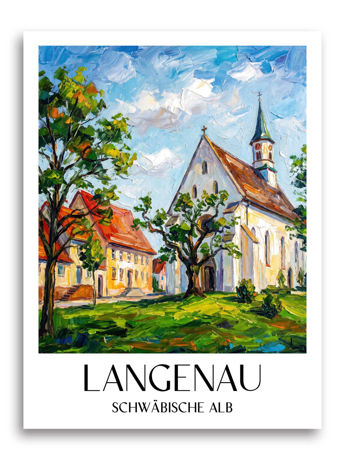 langenau-schwäbische-alb-deutschland-poster-oil-painting-oelgemaelde