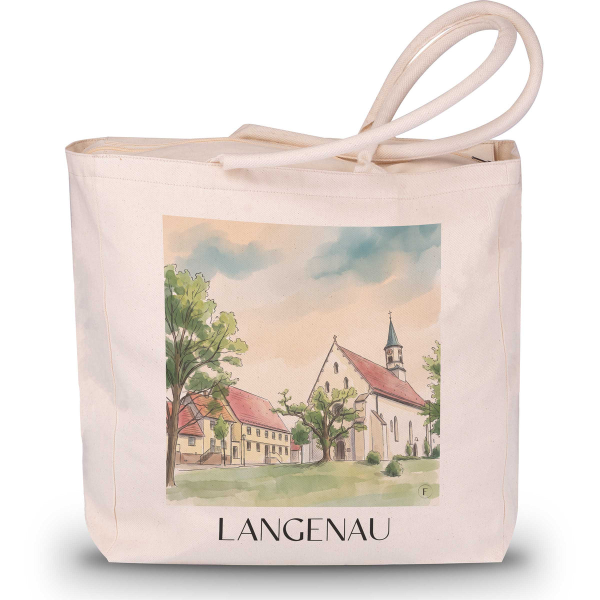 langenau-schwäbische-alb-deutschland-einkaufstasche-aquarell