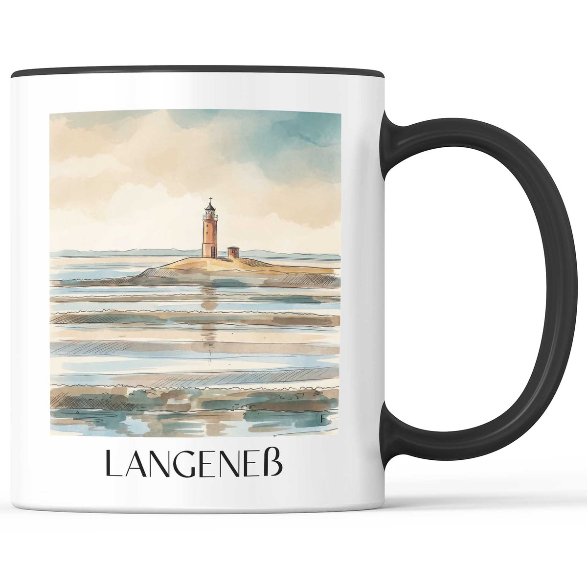 langeneß-schleswig-holstein-deutschland-kaffeebecher-aquarell
