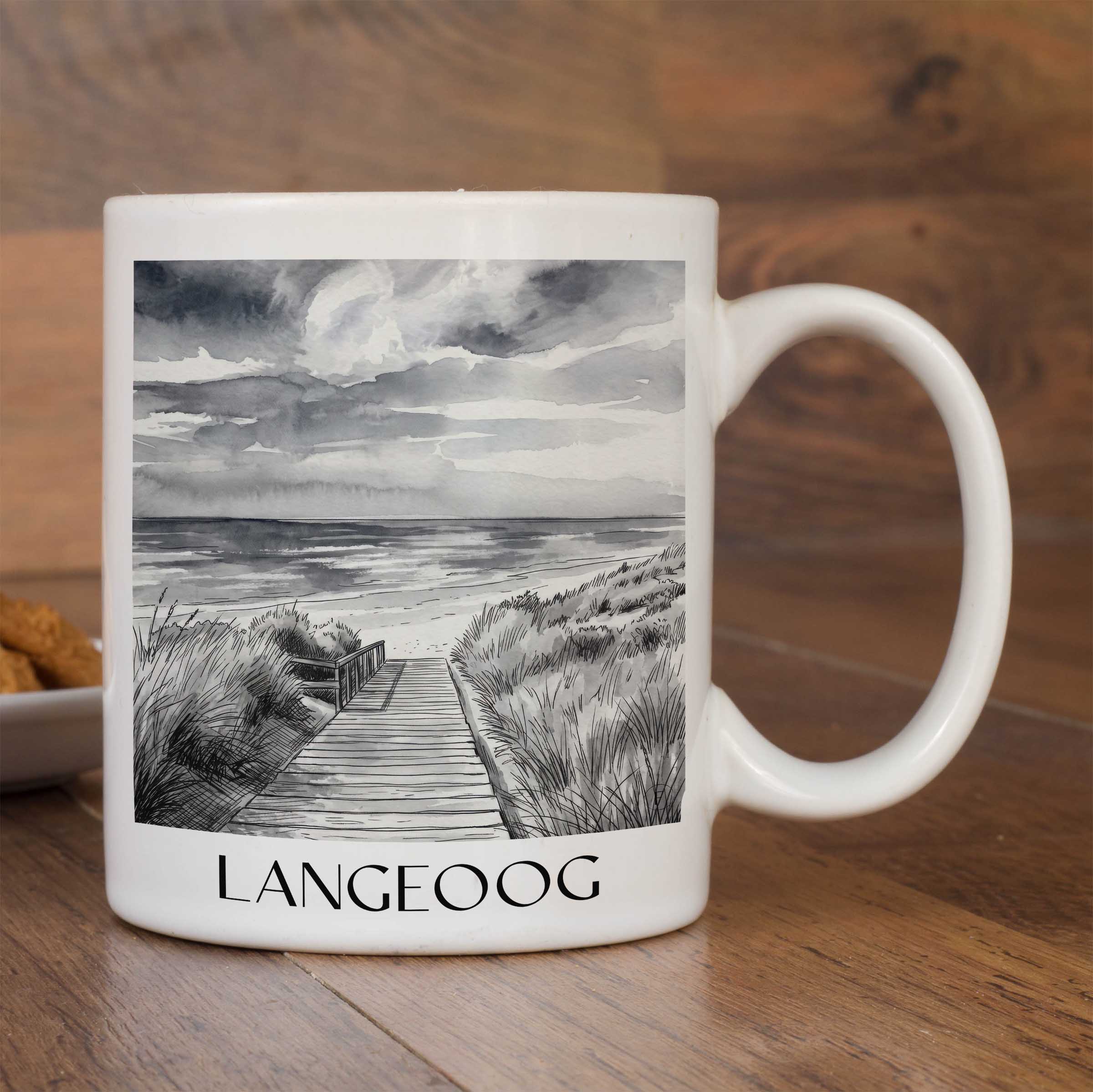 langeoog-deutschland-kaffeebecher-aquarell-schwarz-weiss
