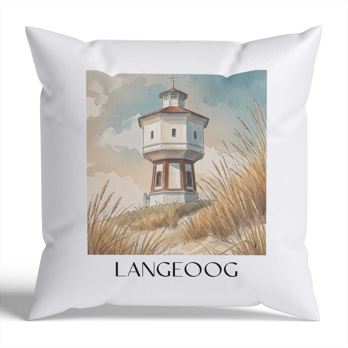 langeoog-ostfriesland-deutschland-kissenbezug-aquarell