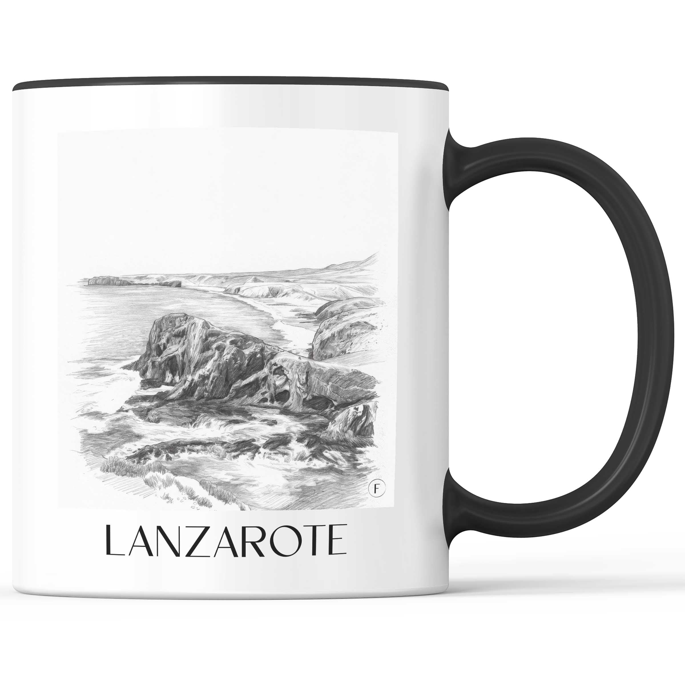 lanzarote-spanien-kaffeebecher-bleistift-zeichnung-drawing