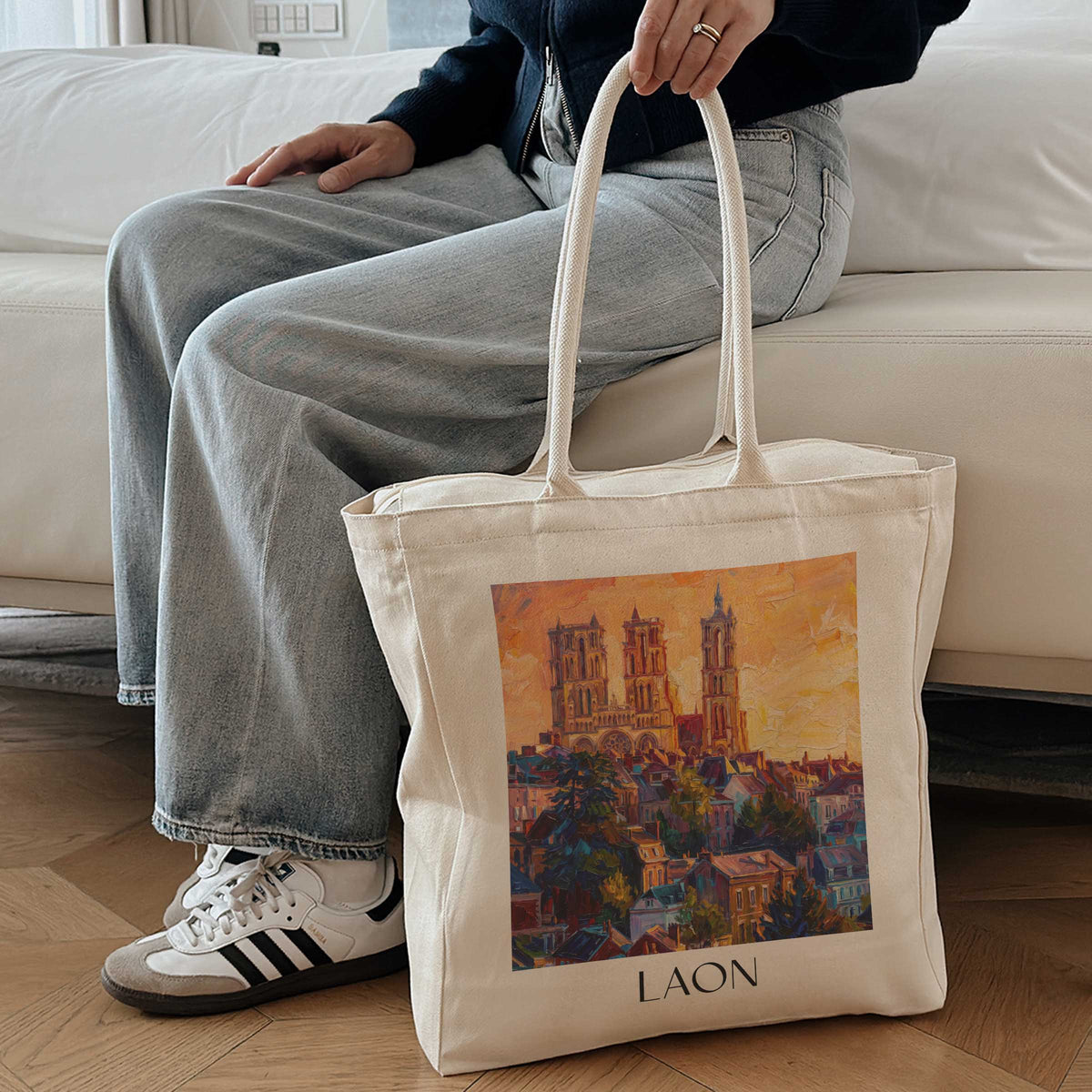 laon-aisne-frankreich-einkaufstasche-oil-painting-oelgemaelde