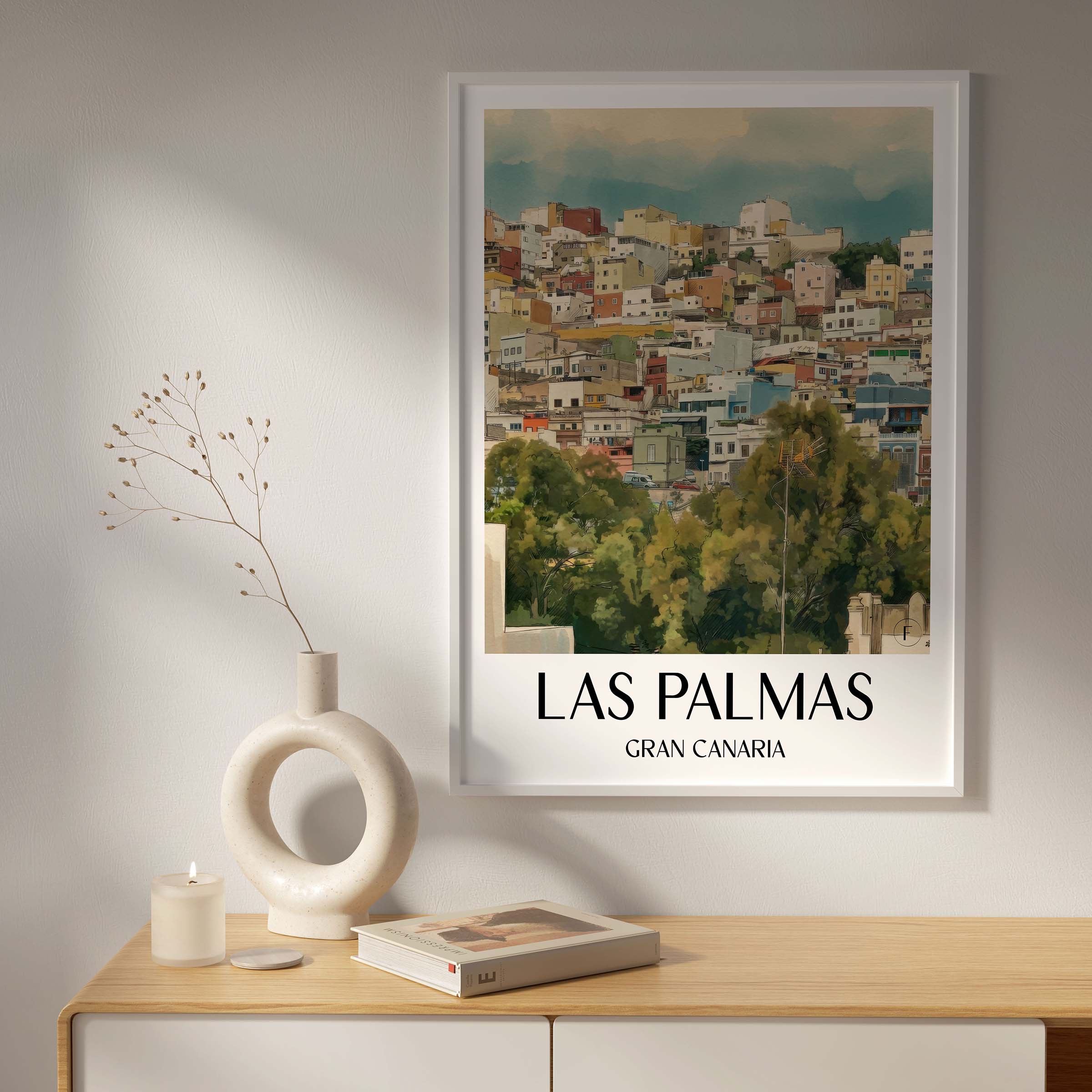 las-palmas-gran-canaria-spanien-poster-aquarell