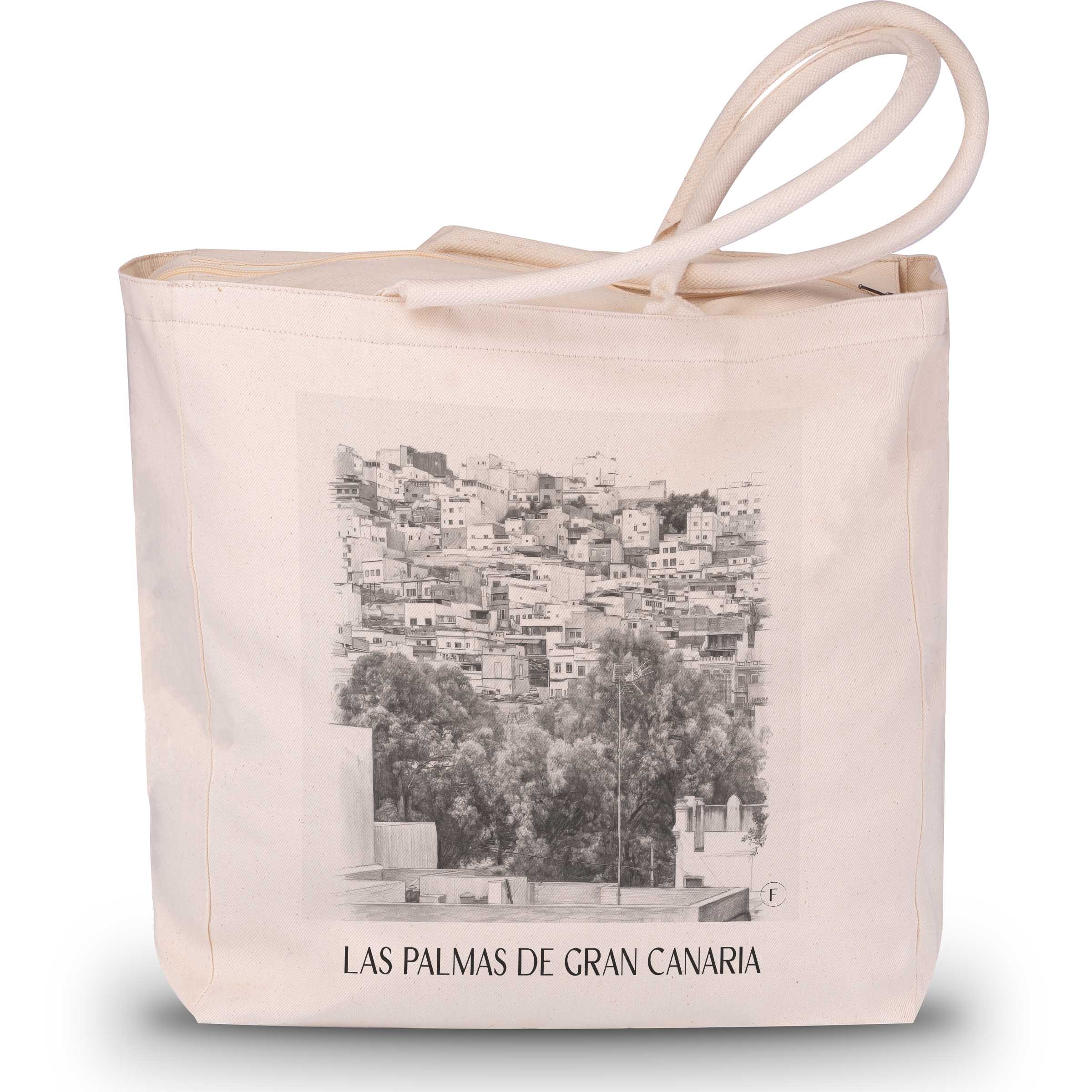 las-palmas-gran-canaria-spanien-einkaufstasche-bleistift-zeichnung-drawing