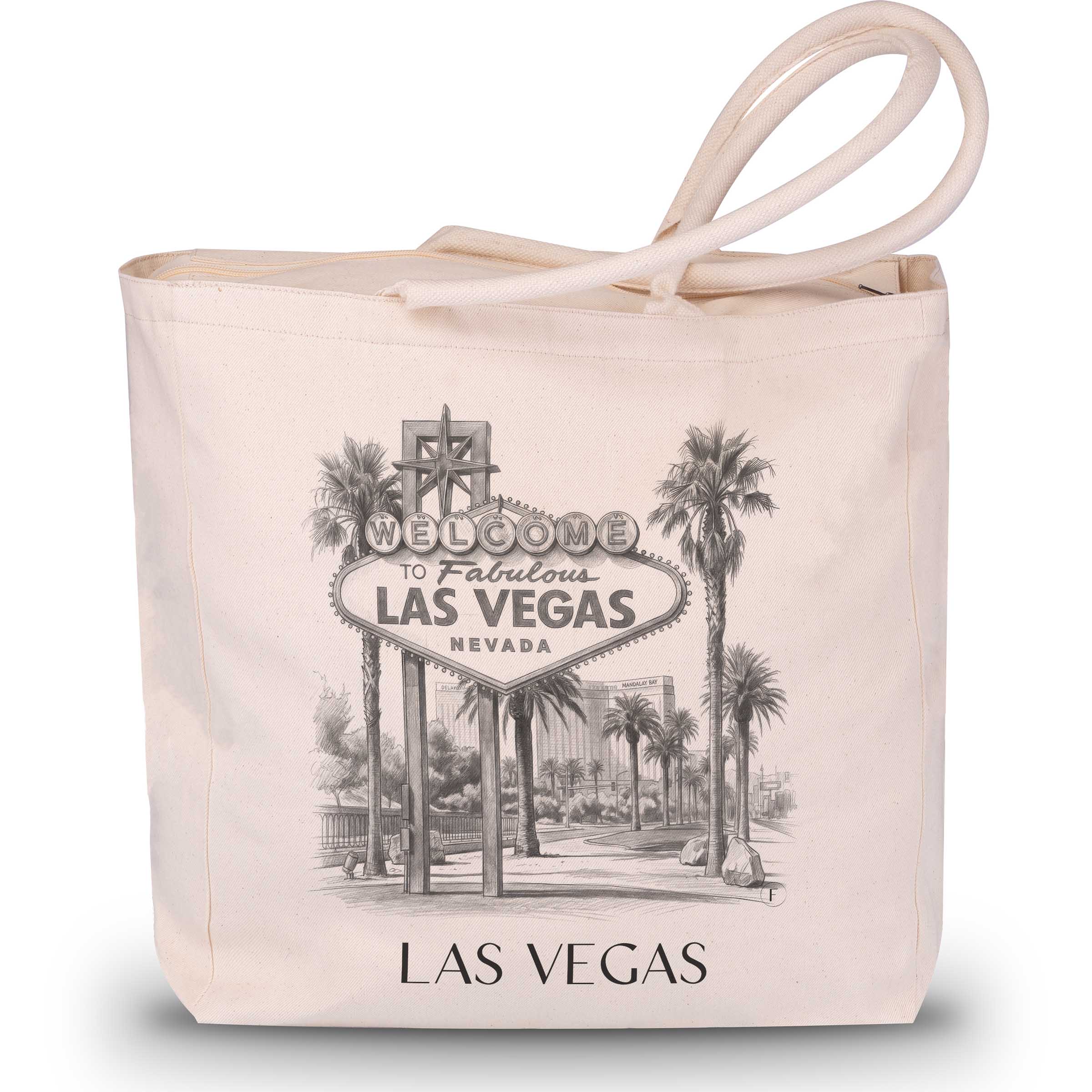 las-vegas-vereinigte-staaten-einkaufstasche-bleistift-zeichnung-drawing
