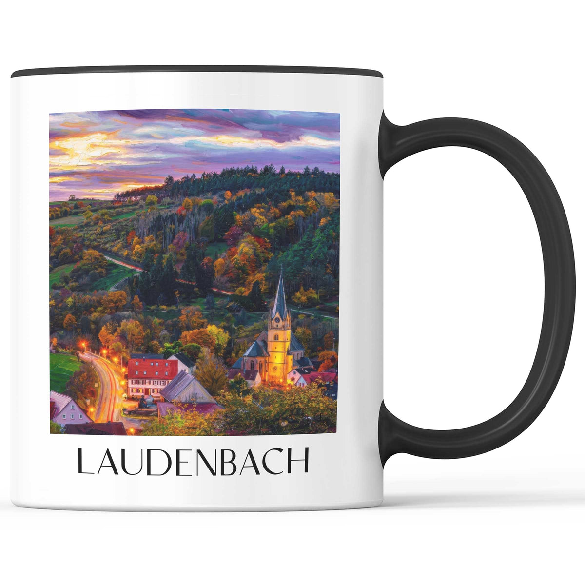 laudenbach-bergstraße-deutschland-kaffeebecher-oil-painting-oelgemaelde