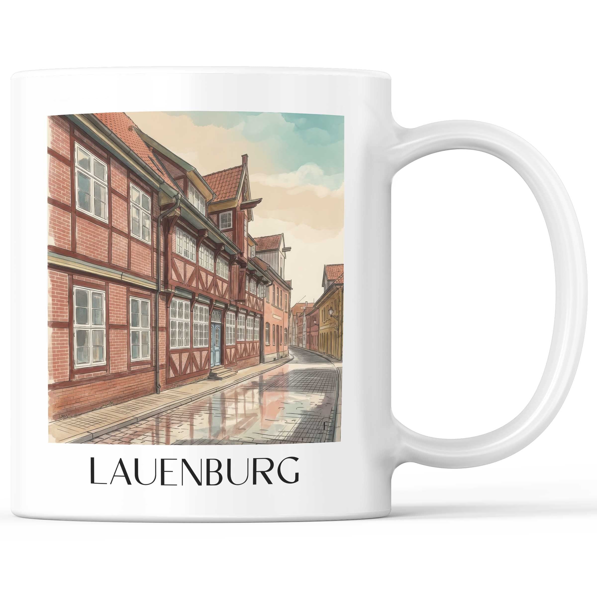 lauenburg-schleswig-holstein-deutschland-kaffeebecher-aquarell