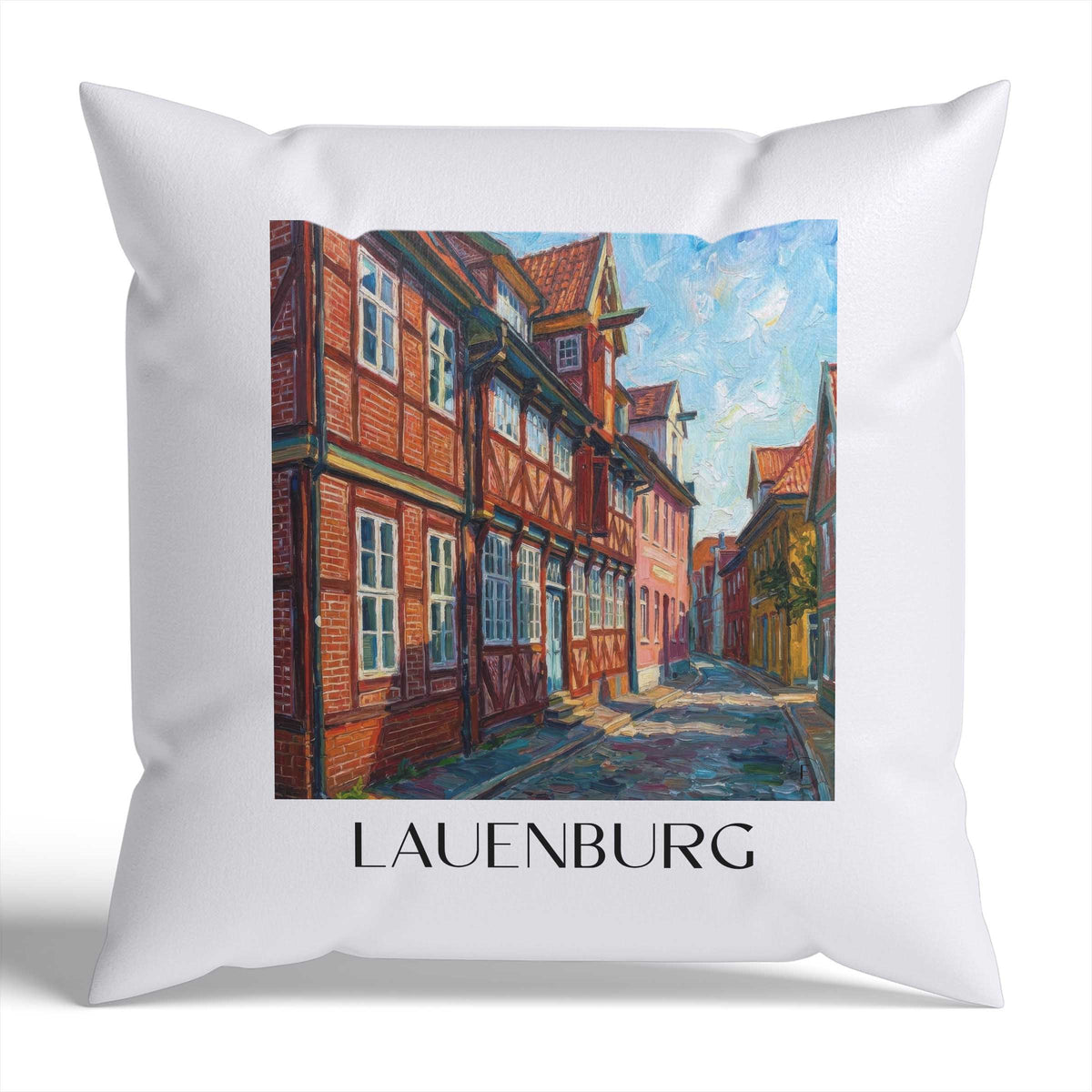 lauenburg-schleswig-holstein-deutschland-kissenbezug-oil-painting-oelgemaelde