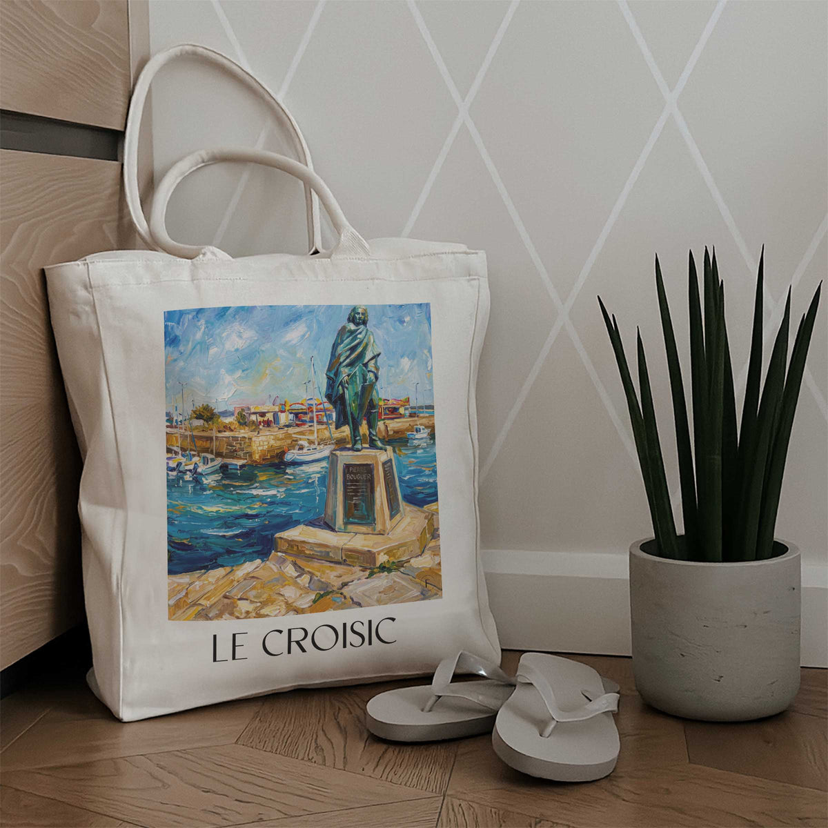 le-croisic-presqu'île-guérandaise-frankreich-einkaufstasche-oil-painting-oelgemaelde