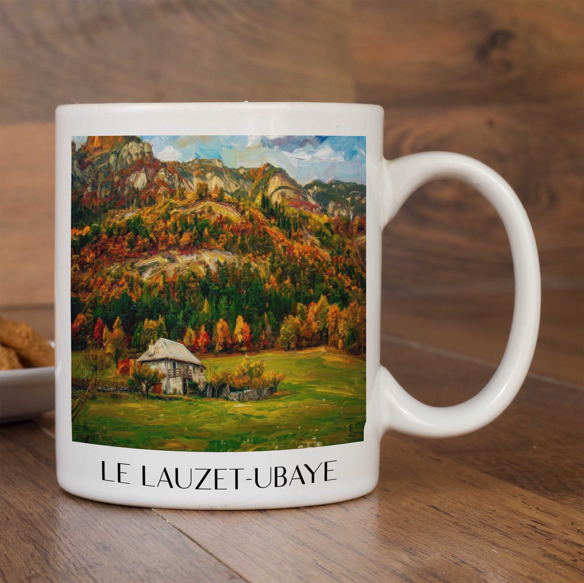 le-lauzet-ubaye-provence-frankreich-kaffeebecher-oil-painting-oelgemaelde