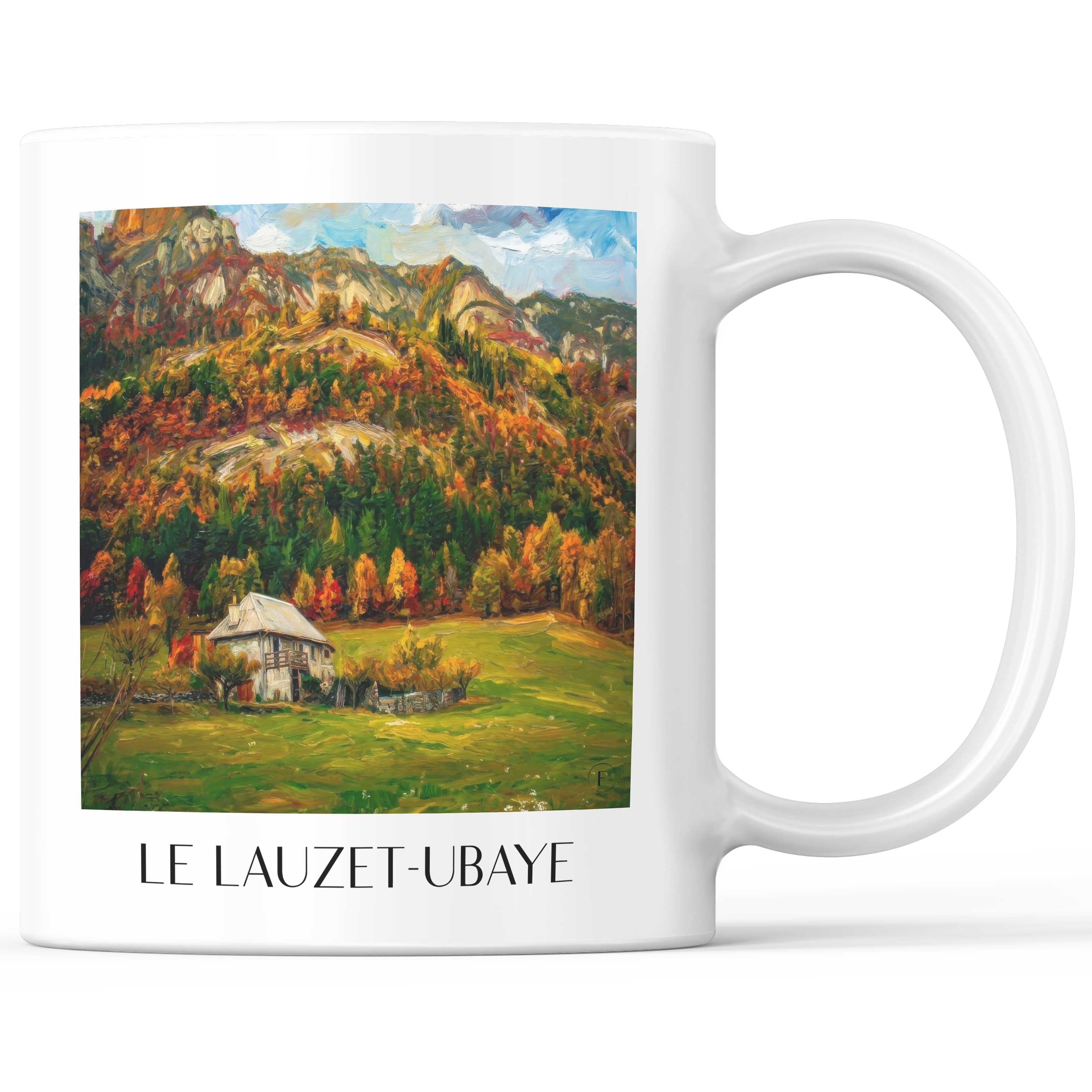 le-lauzet-ubaye-provence-frankreich-kaffeebecher-oil-painting-oelgemaelde