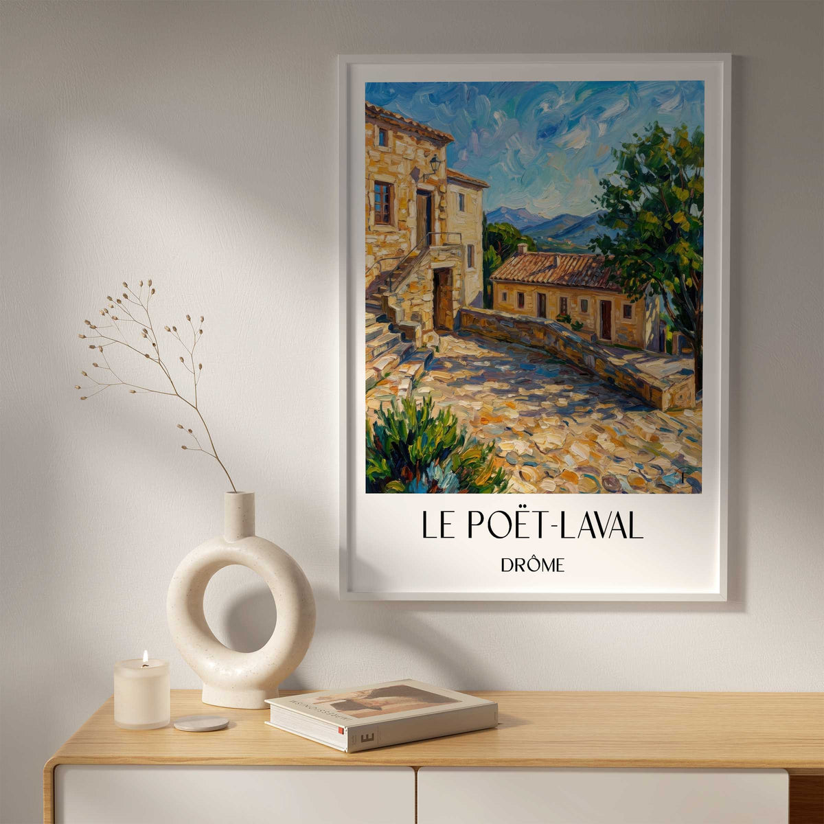 le-poët-laval-drôme-frankreich-poster-oil-painting-oelgemaelde
