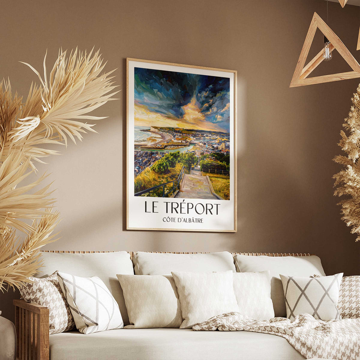 le-tréport-côte-d'albâtre-frankreich-poster-oil-painting-oelgemaelde
