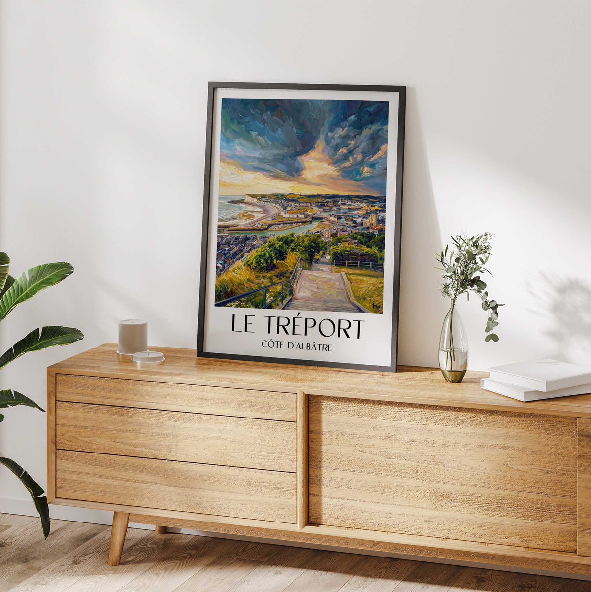 le-tréport-côte-d'albâtre-frankreich-poster-oil-painting-oelgemaelde