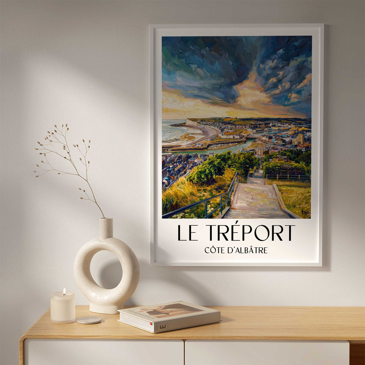 le-tréport-côte-d'albâtre-frankreich-poster-oil-painting-oelgemaelde