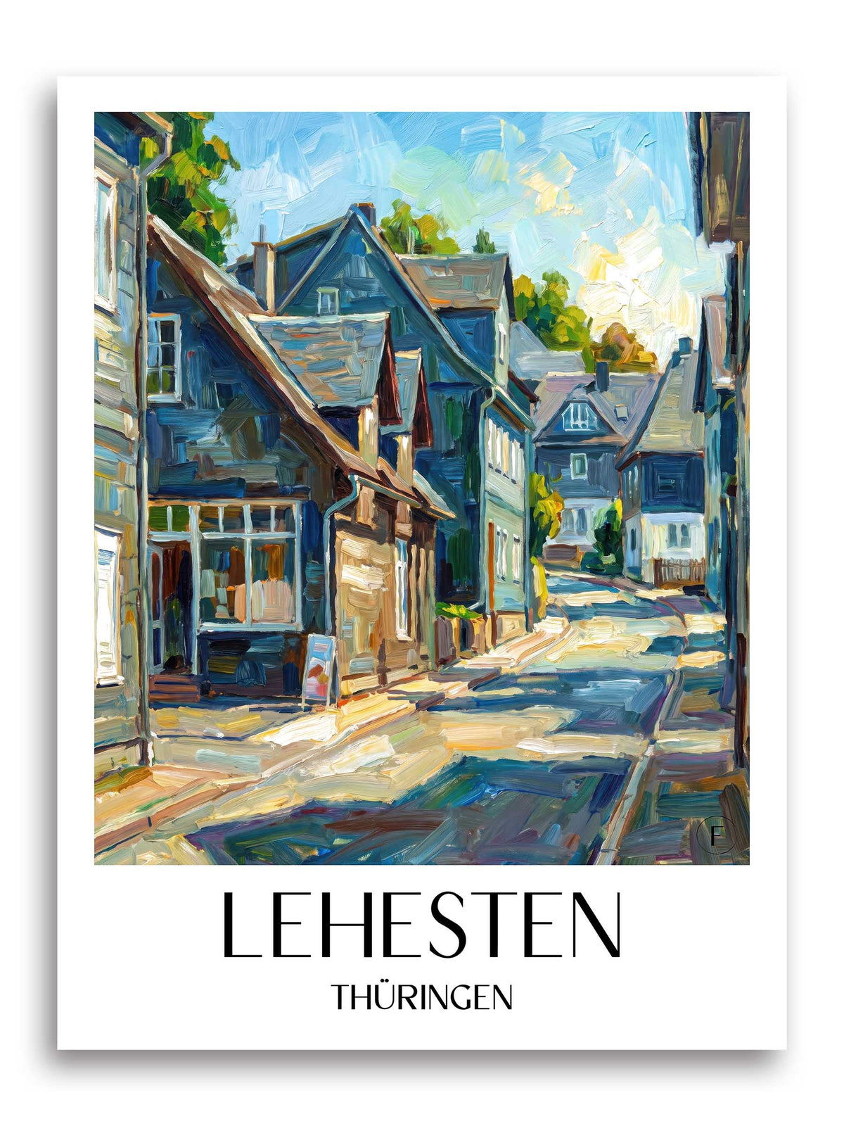 lehesten--thüringen-deutschland-poster-oil-painting-oelgemaelde