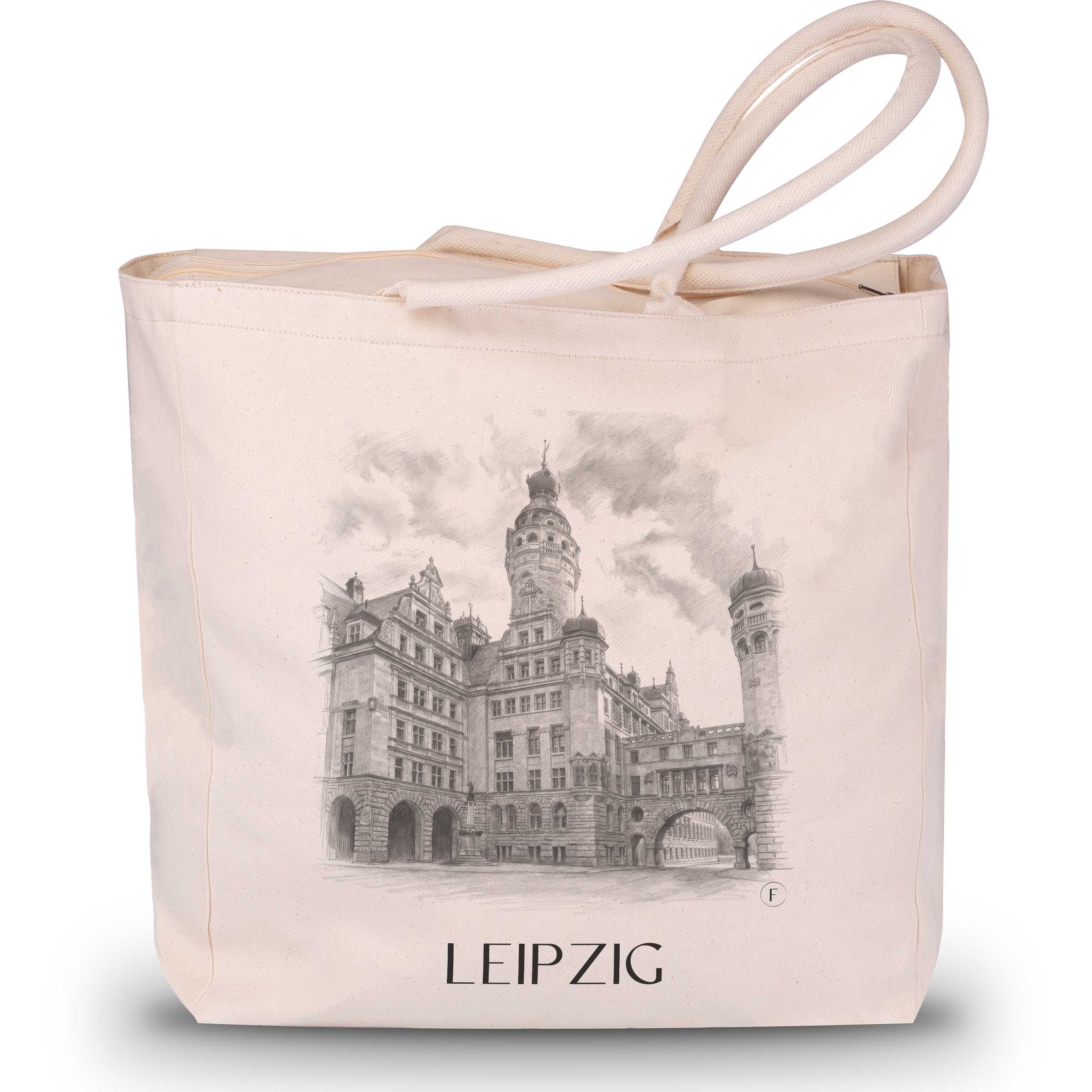 leipzig-deutschland-einkaufstasche-bleistift-zeichnung-drawing