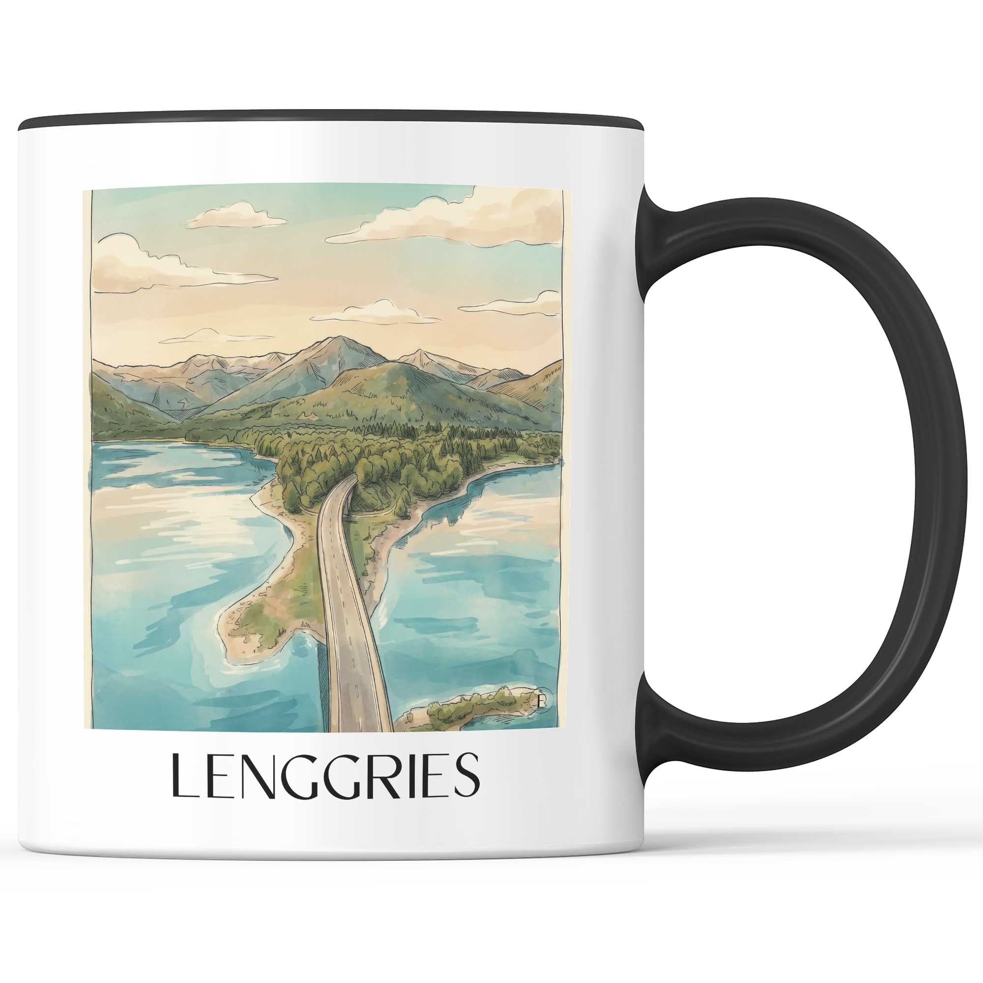 lenggries-tölzer-land-deutschland-kaffeebecher-aquarell