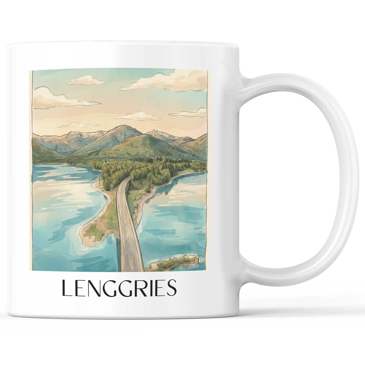 lenggries-tölzer-land-deutschland-kaffeebecher-aquarell