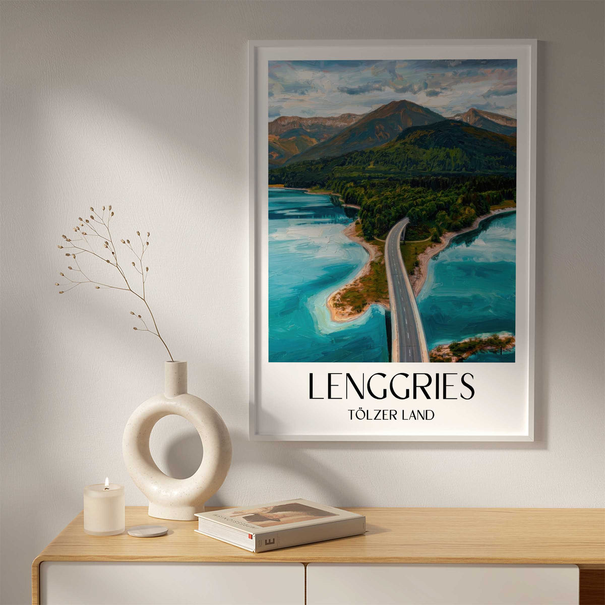 lenggries-tölzer-land-deutschland-poster-oil-painting-oelgemaelde