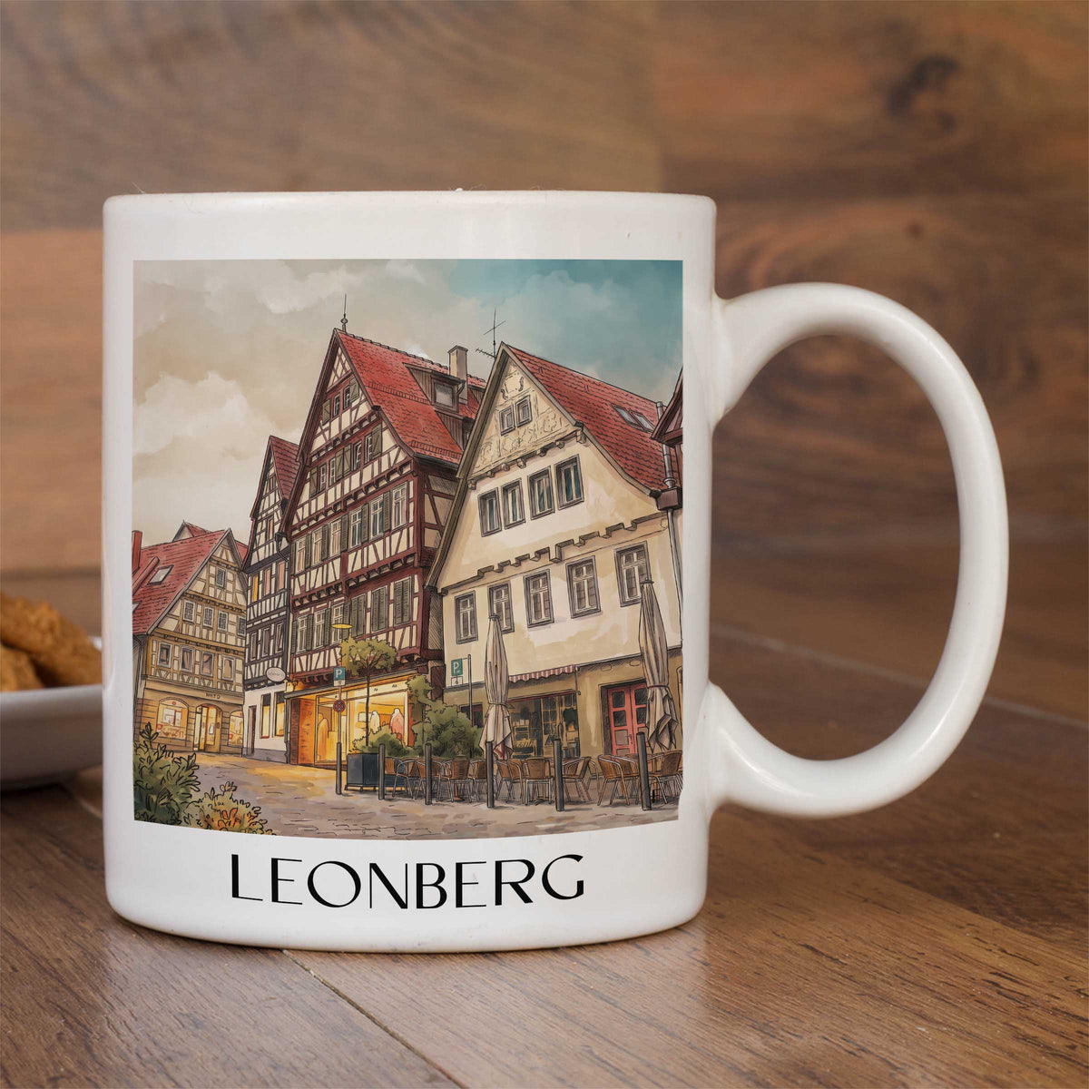 leonberg-heckengäu-deutschland-kaffeebecher-aquarell