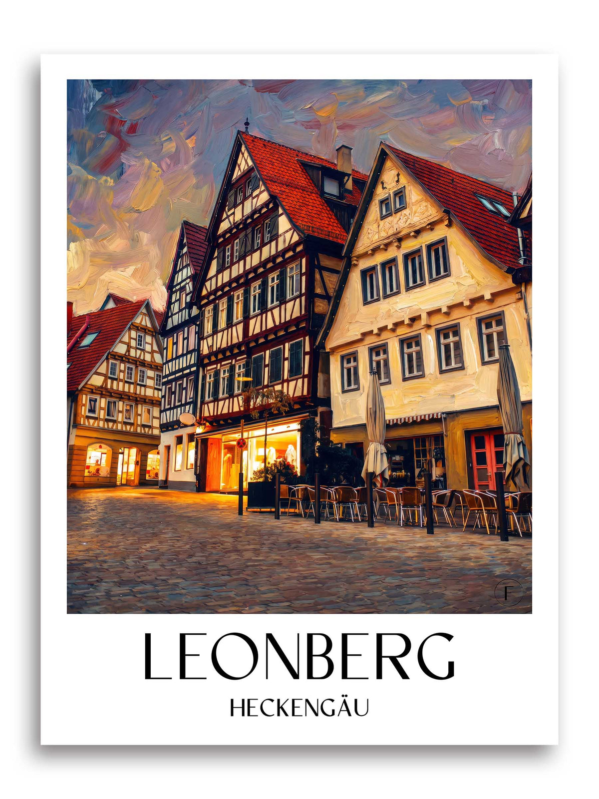 leonberg-heckengäu-deutschland-poster-oil-painting-oelgemaelde