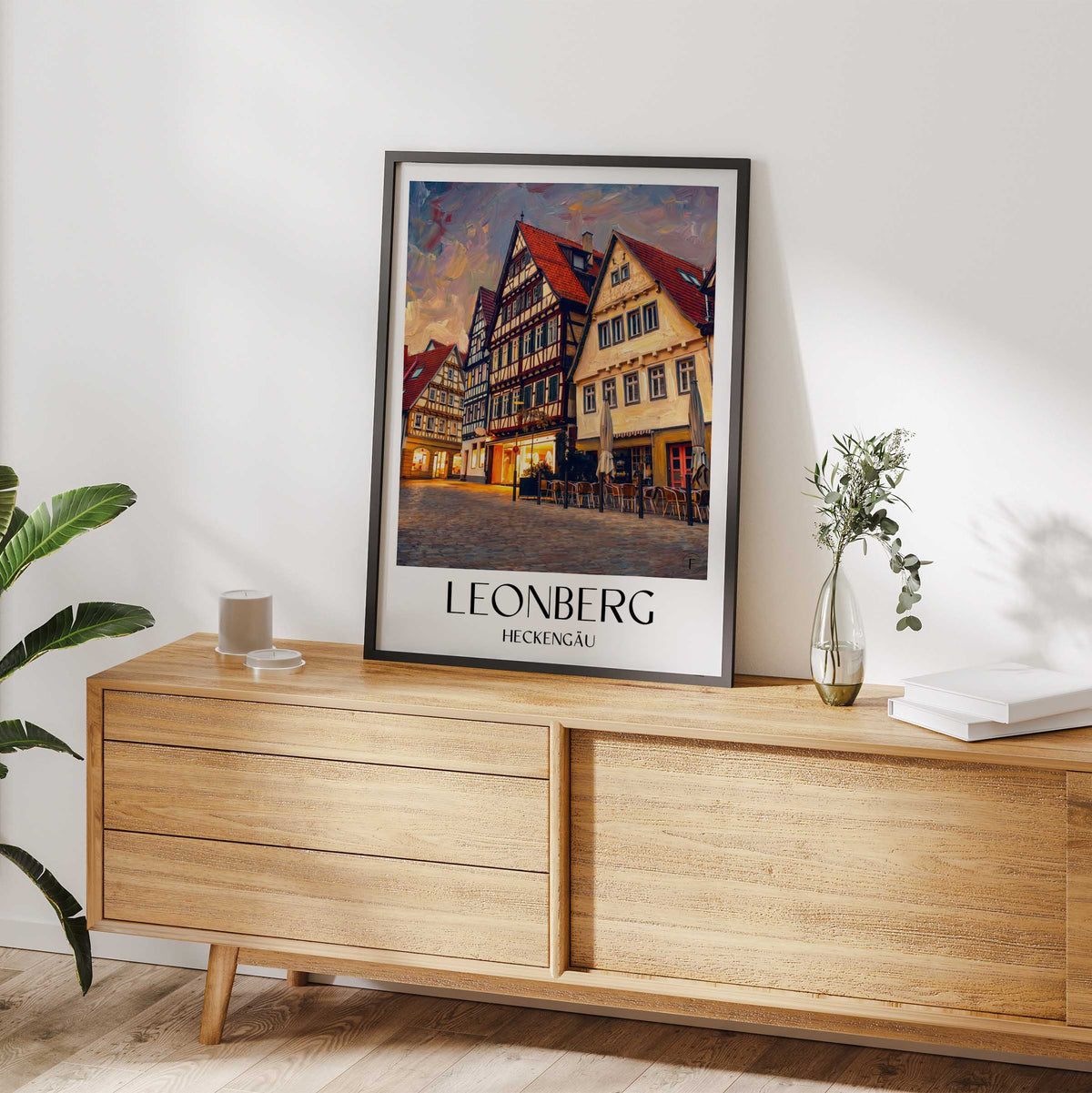 leonberg-heckengäu-deutschland-poster-oil-painting-oelgemaelde