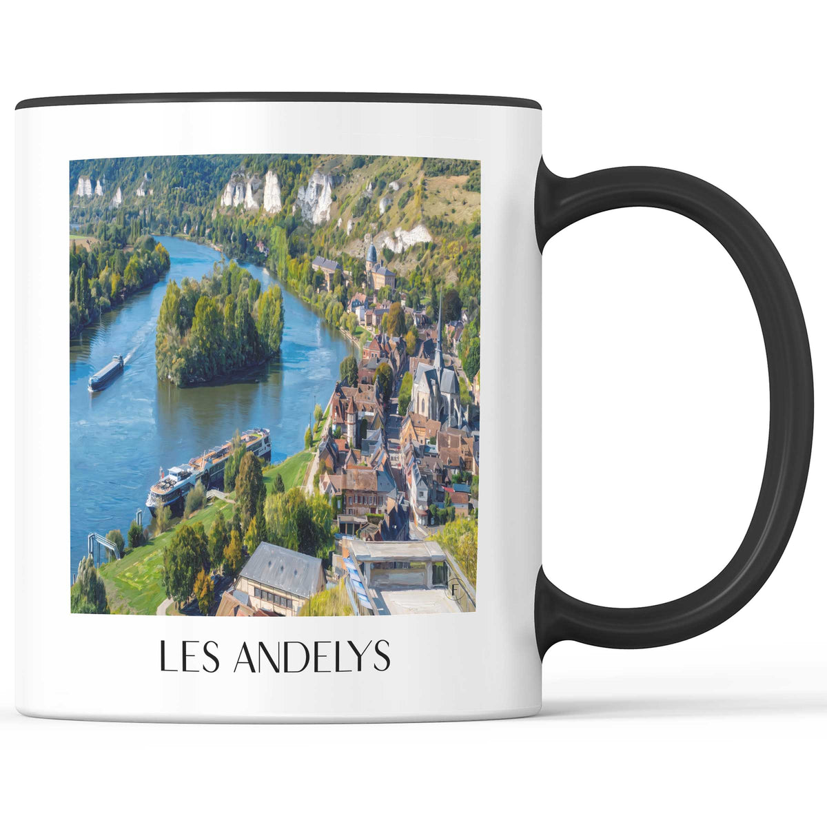 les-andelys-vallée-de-la-seine-frankreich-kaffeebecher-oil-painting-oelgemaelde