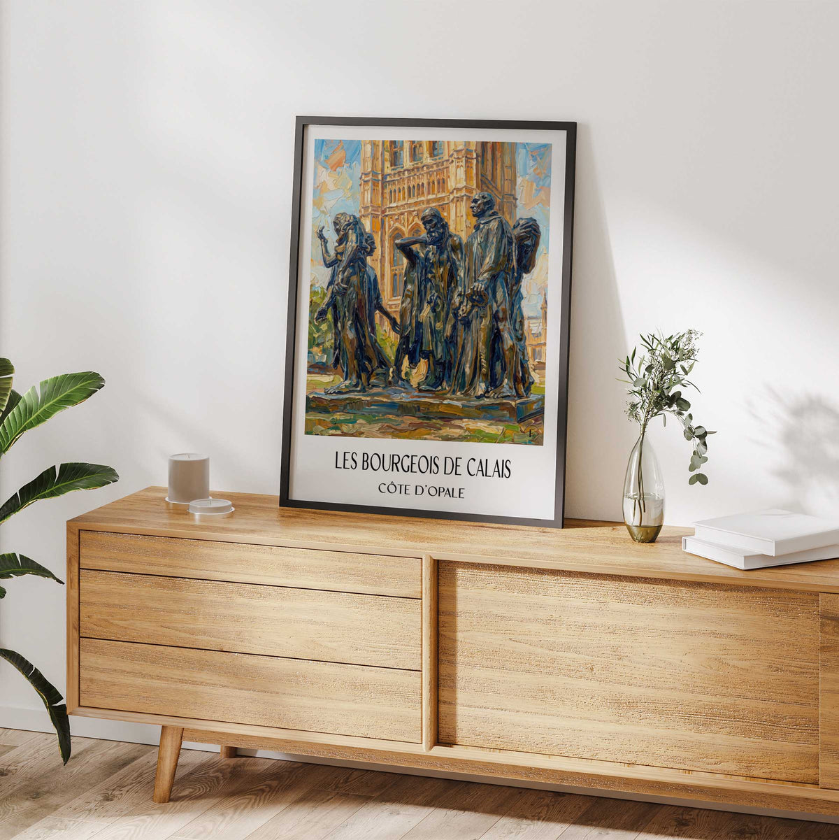 les-bourgeois-de-calais-côte-d'opale-frankreich-poster-oil-painting-oelgemaelde