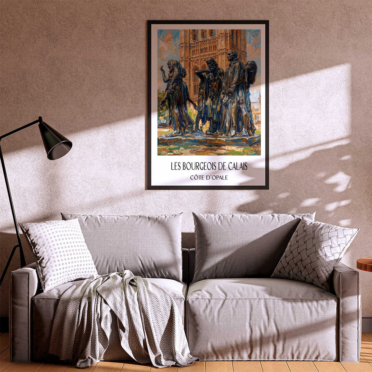 les-bourgeois-de-calais-côte-d'opale-frankreich-poster-oil-painting-oelgemaelde