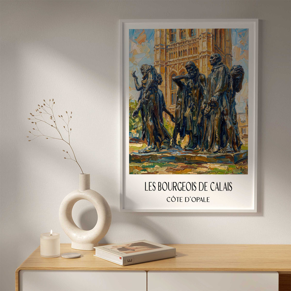 les-bourgeois-de-calais-côte-d'opale-frankreich-poster-oil-painting-oelgemaelde