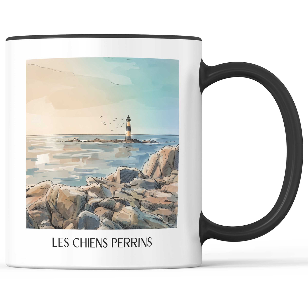 les-chiens-perrins-île-d'yeu-frankreich-kaffeebecher-aquarell