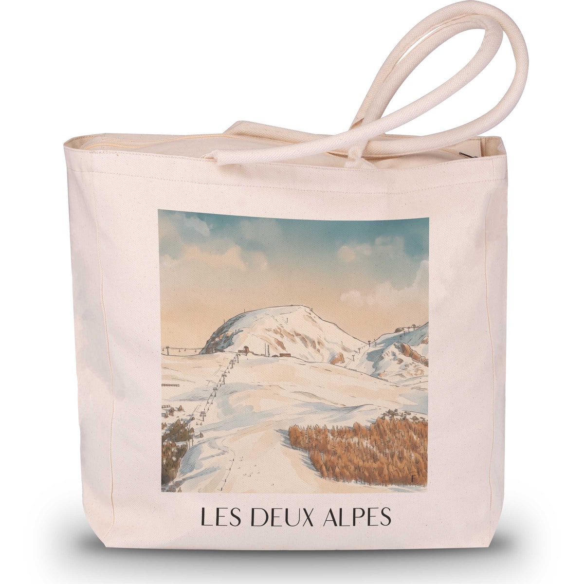 les-deux-alpes-oisans-frankreich-einkaufstasche-aquarell