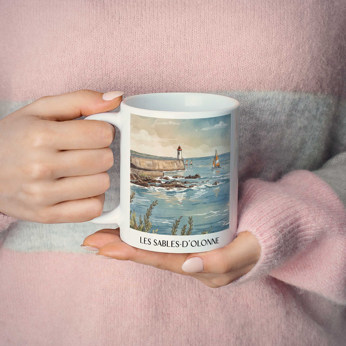 les-sables-d'olonne-côte-de-lumière-frankreich-kaffeebecher-aquarell